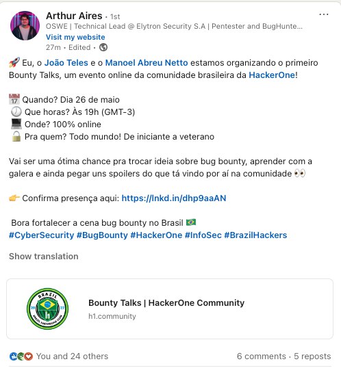 26 de maio às 19hs (GMT -3)👉 Confirma presença aqui: 