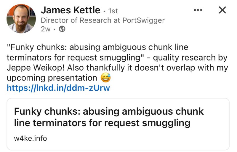 Coisas para ler ++Sobre request smuggling