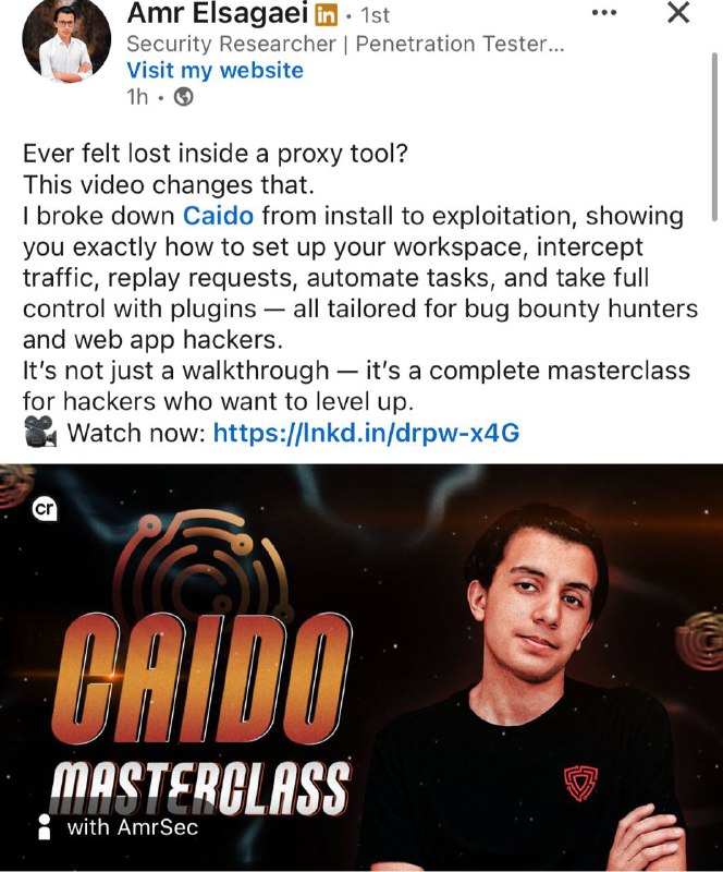 Já pensou em sair do Burp e usar o Caido? O burp ta consumindo muita memória? De repente vale dar essa chance.Vídeo handson explicando como usar o Caido
