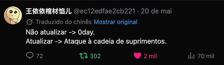 Quem não tá vivendo esse dilema, não tá antenado em infosec ein