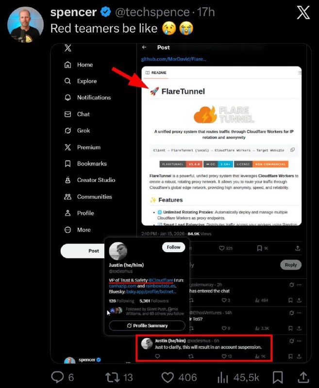 Po hauahaua eu tava quase divulgando essa ferramenta aqui, um ip rotator estilo aqueles que usam o lambda da aws pra rotacionar ip, mas na infraestrutura e com ips de saida da cloudflare.- Entendi coisa nenhuma zeroc00i, traduz.Ta! São ferramentas que vão usar outro ip diferente do teu pra tu tentar coisas que envolvam força bruta e não ser bloqueado, conseguir por exemplo testar varias combinacoes de usuario e senha em uma aplicacao que bloqueia o teu ip depois de x tentativas etc