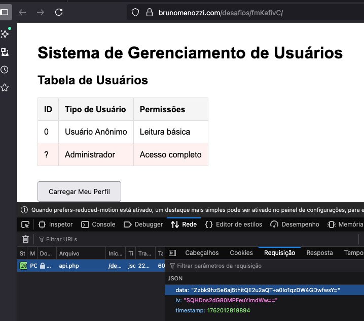 Clicando em Carregar Meu Perfil, uma requisição POST é feita com esse body =)
