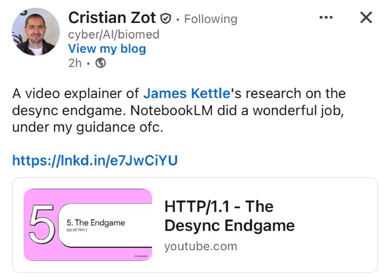 Pra quem quer ficar atualizado sobre a pesquisa do James de uma forma mais mastigada