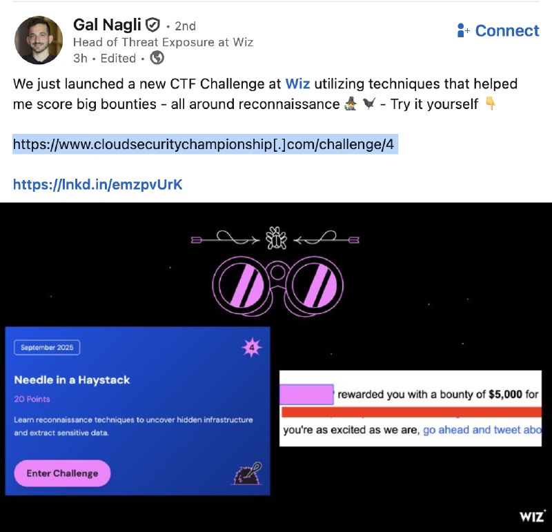 Pra quem quiser testar seus conhecimentos de descobertas de subdomínios: 