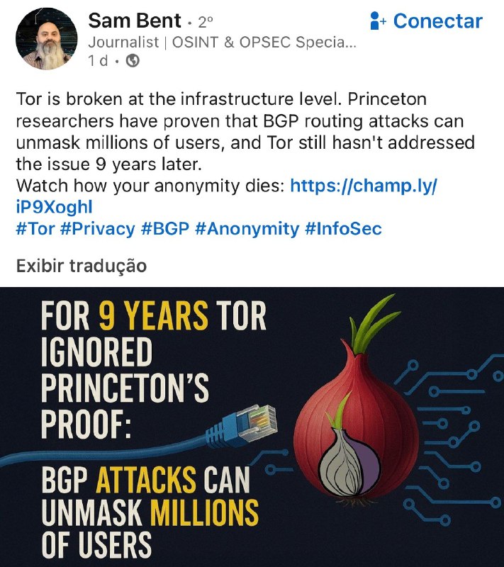 O artigo fala sobre o Sybil attack. Isso ocorre também quando o atacante tem o controle de um BGP e inspeciona a rota do usuário para ele conhecer qual era seu ip no primeiro salto do usuário ao entrar na rede tor (assim conhecendo seu ip original) bem como cria outros relays TOR na tentativa conhecer o ip de saída do usuário alvo, uma vez o usuário passando por esses 2 nodes seus. Correlacionando os dois se tem a desanonimizaçãoUm usuario do tor no reddit diz:And this is why I always manually select trusted guard nodes.O que o tor diz sobre isso?