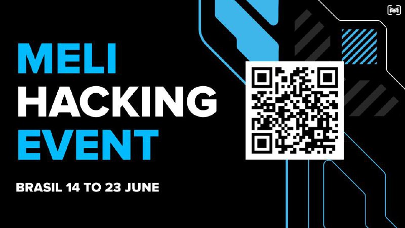 🌟EVENTO MELI HACKING BRASIL! 🌟🚀Convidamos você a participar do Mercado Livre Hacking Event Brazil 2025! Esse evento emocionante ocorrerá de 14 a 23 de junho.📅A abertura será virtual no dia 14 de março às 10 horas (GMT -3) e será transmitida ao vivo para todos aqueles que desejarem participar - você não pode perder!✨Durante a abertura, teremos várias palestras da nossa equipe de segurança MELI, bem como um novo escopo especial deste evento!Ao se registrar, você poderá desfrutar de:🎯 Escopo ampliado e novos ativos.🎲 Promoções e desafios exclusivos💰Mesas de recompensas especiais🎁Prêmios incríveis e muito mais!⚠️ Não se esqueça de que as inscrições se encerram em 23 de junho e haverá uma tabela de classificação ao vivo, triagem e perguntas e respostas até a data de encerramento virtual!📝 Registre-se 👉