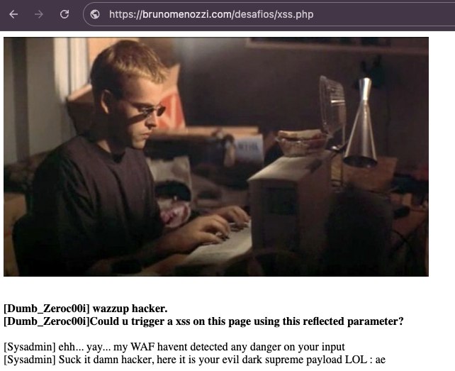 hahaha já temos alguns hackers na linha