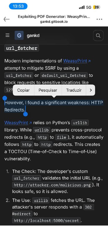 Bypass de Ssrf com redirecionamento. Peguei algumas coisas em bugbounty com esse mesmo cenárioBypass de Ssrf com redirecionamento. Peguei algumas coisas em bugbounty com esse mesmo cenário