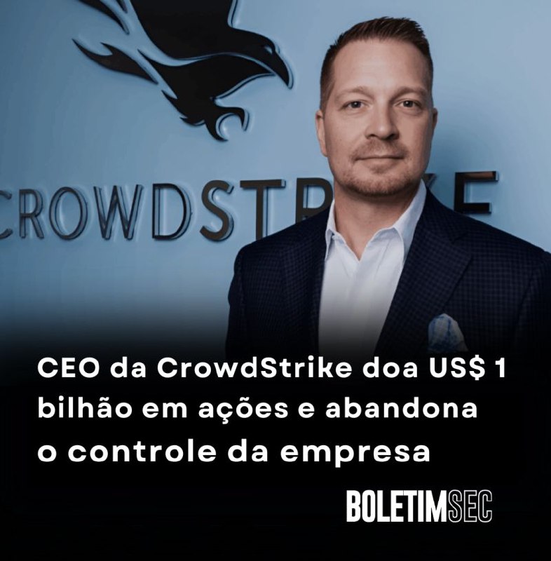 Só notícia bomba hoje. Ele doou mais de US$ 1 bilhão em ações da própria empresa para destinatários não revelados. Será que foi coagido?Saiba mais em: 