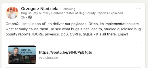 Ainda não vi, vou ver logo porquê é vídeo novoVeio do Bug Bounty Reports Explained, então é confiável e com grande valor / profundidade