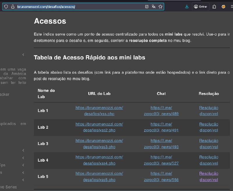 Galera, pra quem tá conhecendo aqui o espaço: recorrentemente eu solto alguns mini labs que envolvem algumas técnicas de segurança ofensiva: 