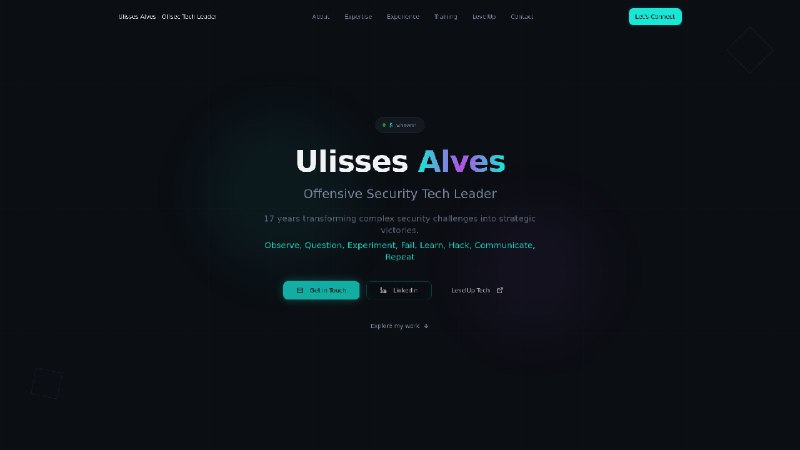 Ulisses Alves - Offensive Security Tech Leader